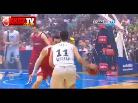 KK Partizan : Crvena zvezda Telekom 74:81 | Highlights [Playoff Superlige treći meč | 10.6.2013]