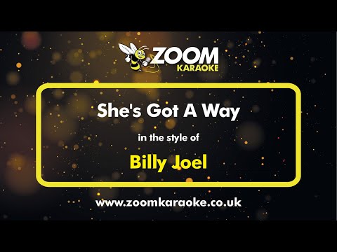 Billy Joel - She's Got A Way - Karaoke Version from Zoom Karaoke