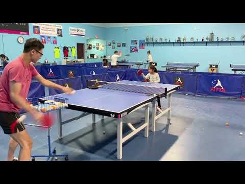 Butterfly Training Tips with Shigang Yang - Forehand Block from Topspin