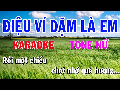 Điệu Ví Dặm Là Em Karaoke Tone Nữ Nhạc Sống gia huy karaoke