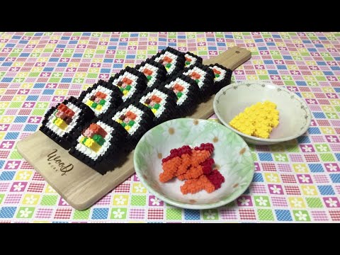 [1편] 분식이 당기는 날! 김밥 만들기 LEGO kimbap /스톱모션 요리 /Stop motion cooking/ストップモーション料理 /ASMR