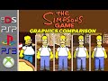 The Simpsons Game DS Vs PSP Vs PS2 Vs PS3 Vs XBOX 360 Graphics Comparison