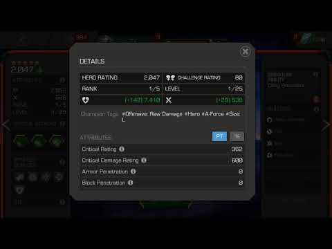 5 star she hulk rank up marvel contest of champions.