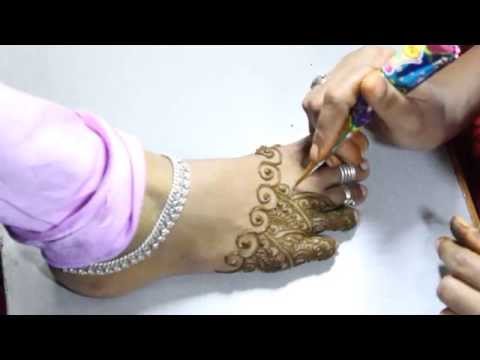 bridal mehndi designs for feet tutorial by style mehndi designs and fasion art