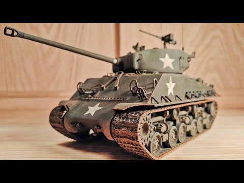 Building tamiya's 1/35 scale M4A3E8 Sherman "Easy Eight" (full Build)