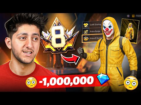 I Have Spent 1 Million Diamonds In Free Fire 😳 VVIP Premium 8 Level Badge 😍 - Garena Free Fire