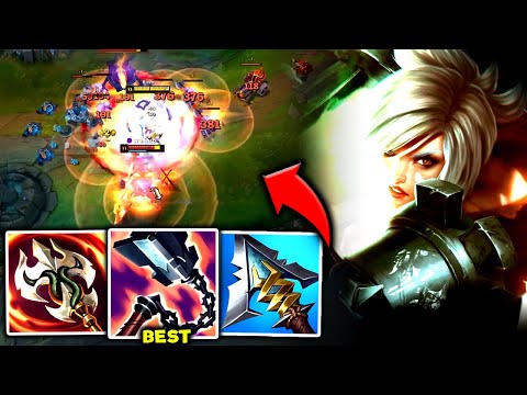 THE BEST RIVEN 1V9 SOLOCARRY BUILD RIGHT NOW! (USE THIS) - S13 Riven TOP Gameplay Guide