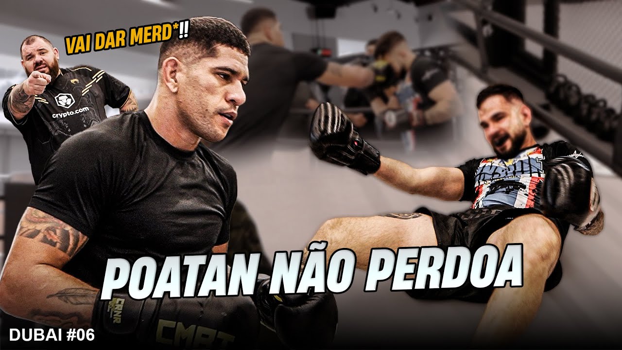 Alex Pereira SPARRING a CHALLENGER at the Gym - Dubai #06