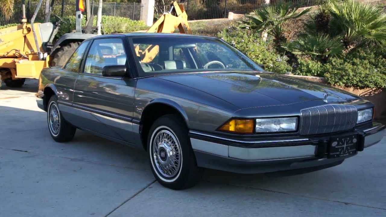90 Buick Regal Limited 1 Owner 27K Orig Mile Car