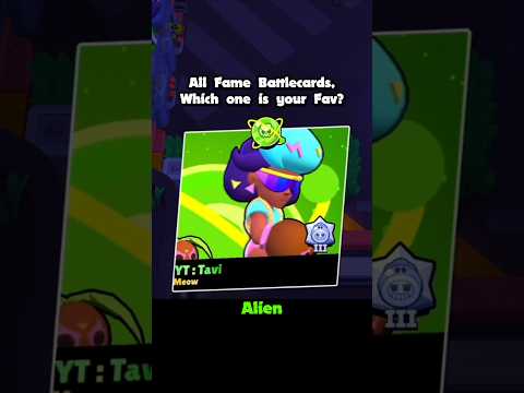All Fame Battlecards in Brawl stars