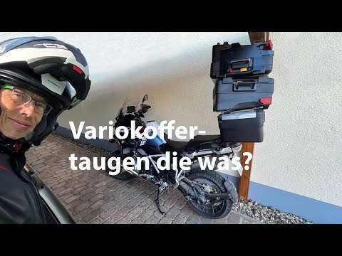 Variokoffer für die BMW 1250 GS. Taugen die was? Vor- und Nachteile zu Alukoffern und Packtaschen.