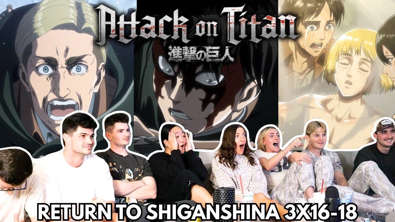 Converting HATERS To Attack on Titan 3x16-18 | Reaction/Review