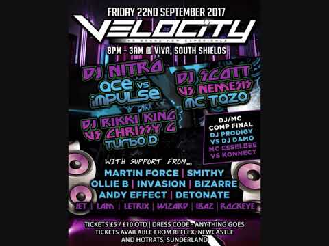 Velocity - 22.09.2017 - Dj Jord Morris - Mc's Ace & Impulse