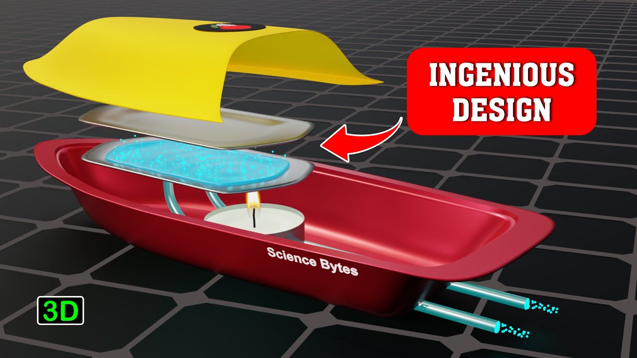 The Weird Physics of the Pop-Pop Boat | How Candle Boat Works? | 3D Animation