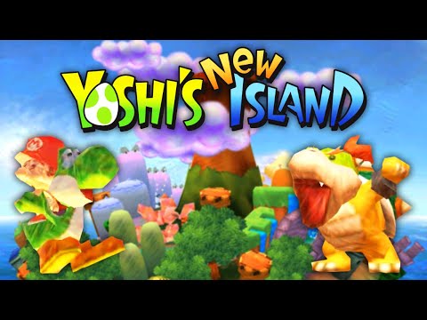 Yoshi's New Island - Full Game - No Damage 100% Walkthrough