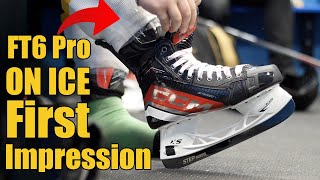 CCM Jetspeed FT6 Pro On ICE First impression !
