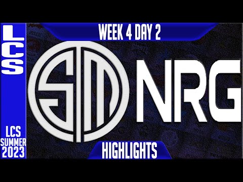TSM vs NRG Highlights | LCS Summer 2023 W4D2 | Team Solomid vs NRG Esports