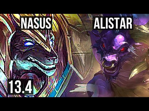 NASUS vs ALISTAR (TOP) | 3/0/4, 500+ games | KR Diamond | 13.4
