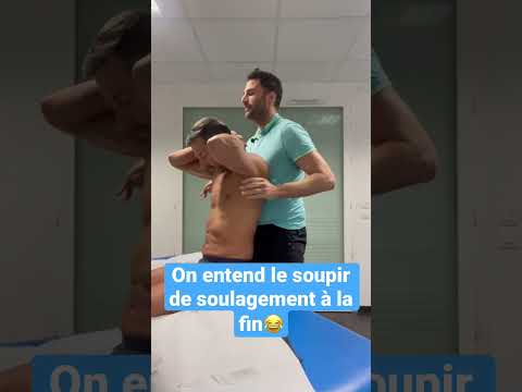 Je lui soulage sa Douleur avec ce Craquement entre la nuque et le dos! #douleur #asmrsounds #dos