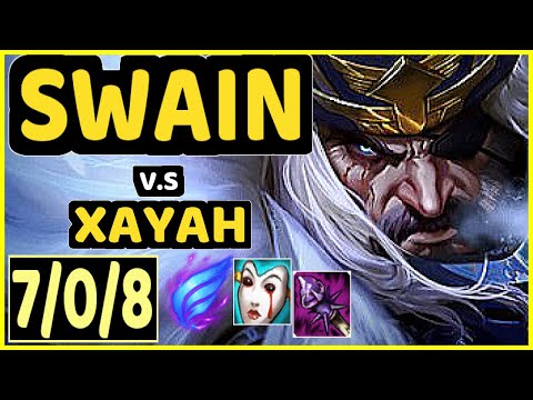 ATTILA (SWAIN) vs XAYAH - 7/0/8 KDA BOTTOM ADC GAMEPLAY - EUW Ranked GRANDMASTER