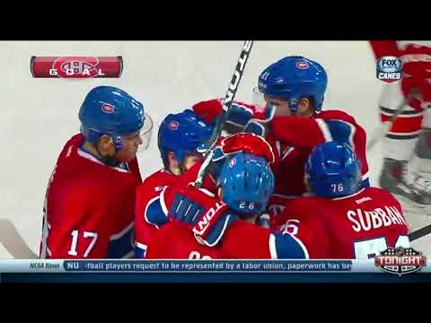 Brandon Prust Goal Vs Carolina Hurricanes   01 28 2014