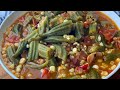 Southern Style Okra w/ Stewed Tomatoes & Corn! How to Cook Okra the Easy Way!