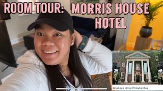 ROOM TOUR:  MORRIS HOUSE HOTEL IN PHILADELPHIA  - WEDDING SUITE | JaneLivinginNY Vlog