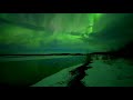 4K REAL TIME WALK UNDER CRAZY NORTHERN LIGHTS Fairbanks Alaska