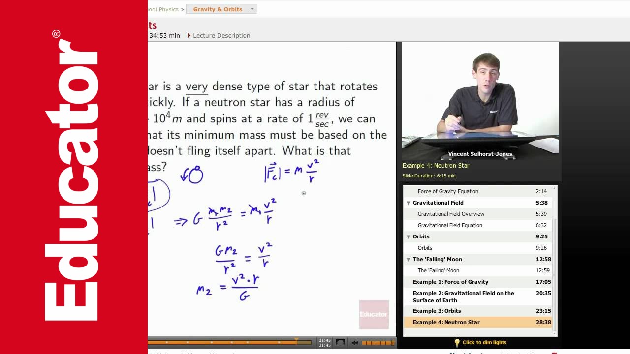 Physics: Gravity & Orbits