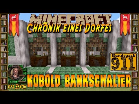 Minecraft #911-Chronik eines Dorfes-Kobold Bankschalter[HD+Deutsch]