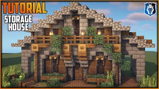 Minecraft How to Make a Storage House (Tutorial)