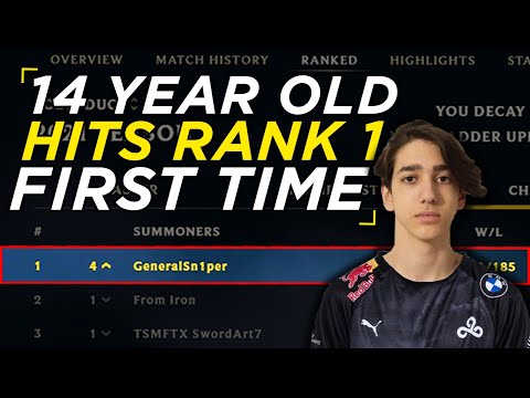 I AM FINALLY THE FIRST 14 YEAR OLD TO EVER HIT RANK 1 CHALLENGER!! (GAME BREAKDOWN)