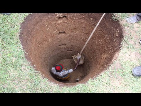Amazing Fastest Well Digging by Hand - Extremely Ingenious Construction Workers