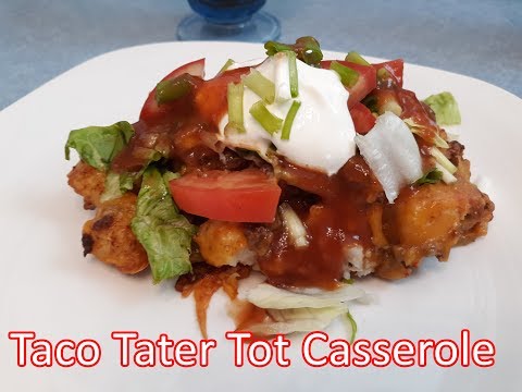Taco Tater Tot Casserole