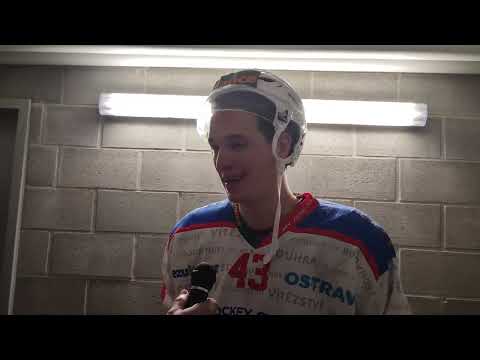 11. 12. 2022: Tomáš Gřeš po utkání HC Frýdek-Místek – HC RT TORAX Poruba 2011 (2:5)