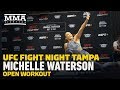 UFC Tampa: Michelle Waterson Open Workout Highlights - MMA Fighting