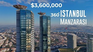 İstanbul'un En İyi Manzarasına Sahip Rezidans I Çiftçi Towers Türkerle