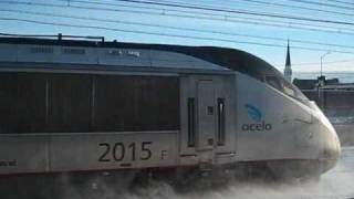 preview picture of video '*3D* TEST VIDEO ACELA EXPRESS PASS ON AMTRACK'S NEC NORTHEAST CORRIDOR, STRATFORD, CT, USA'