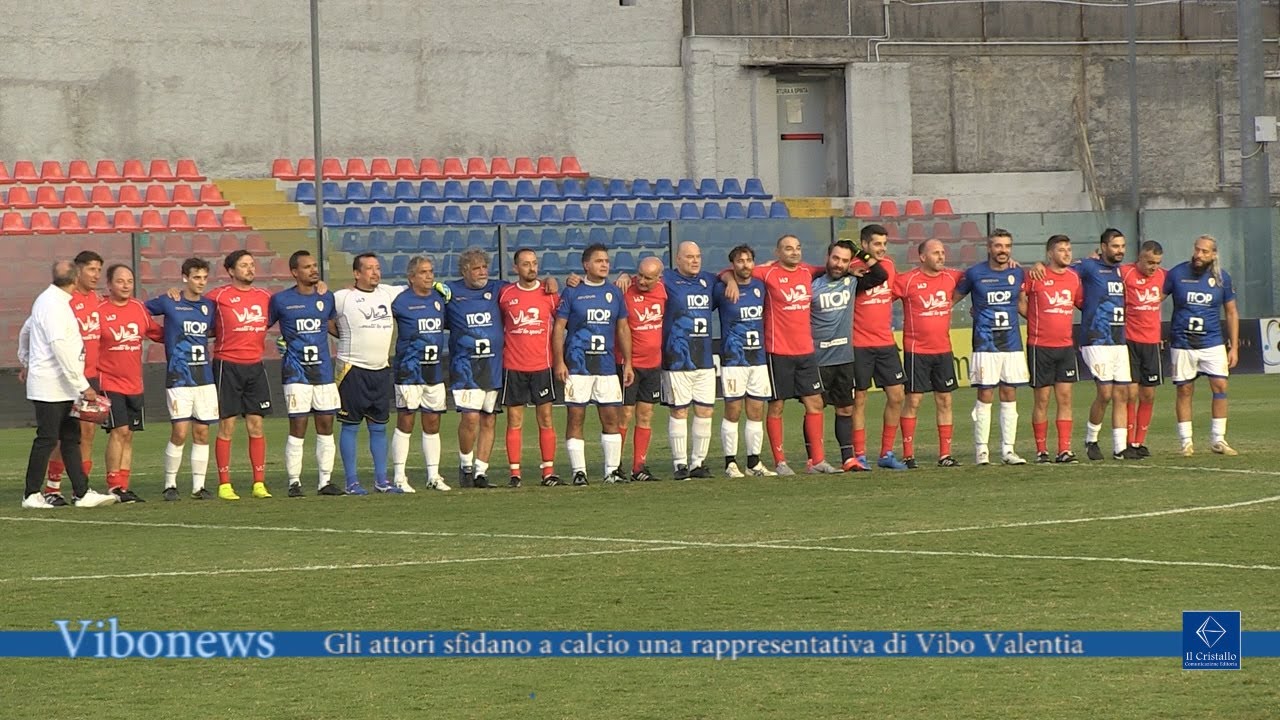 La nazionale attori sfida a calcio una rappresentativa di Vibo Valentia (VIDEO)