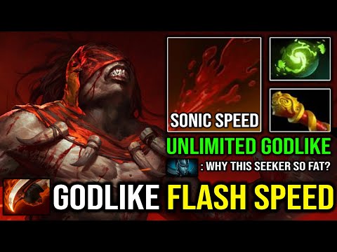 BRUTAL FLASH SPEED Nonstop Godlike Carry Bloodseeker 100% Counter PA with Max Speed MKB Dota 2