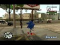 Sonic In Gta San Andreas (PC) 