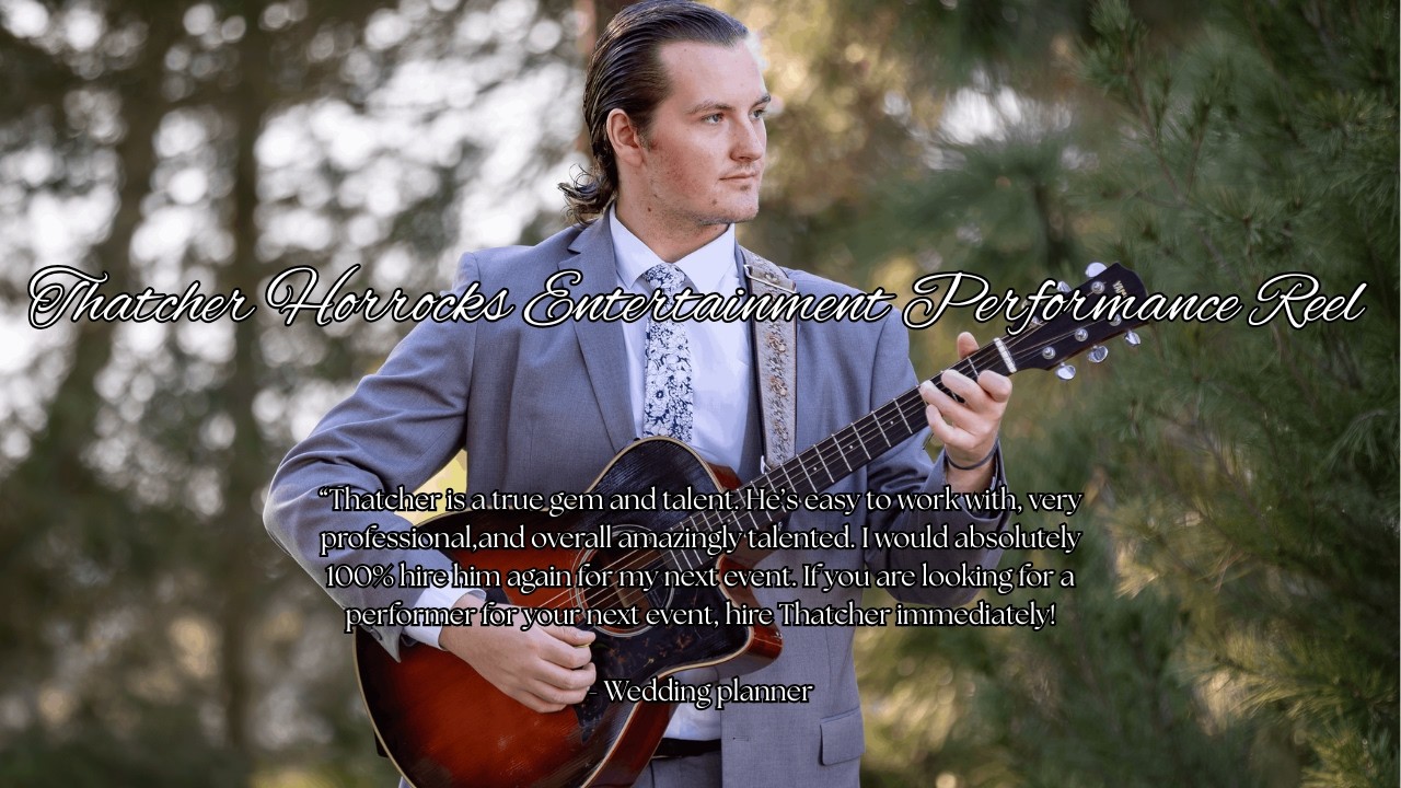 Promotional video thumbnail 1 for Thatcher Horrocks