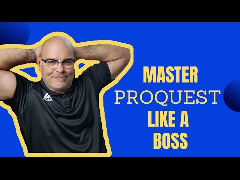 How to Use ProQuest - 3 Quick & Easy Ways || Dissertation Research