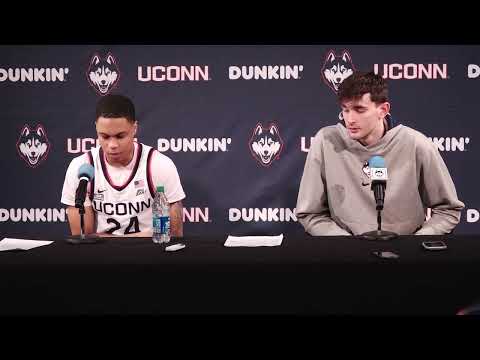 Jordan Hawkins and Alex Karaban Postgame Press Conference vs. St. John's: 1/15/2023