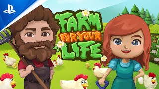 PlayStation Farm for your Life - Release Date Announcement Trailer | PS5, PS4 anuncio