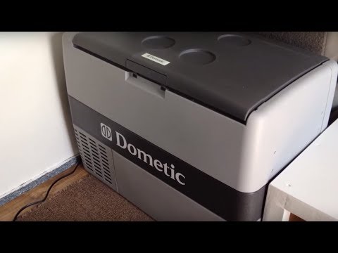 Dometic CF-50 12V Refrigerator in a Ford E350 Camper Van Conversion