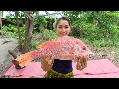 Yummy Fish Frying Vegetable With Chili Sauce Cooking - Fish Frying - Cooking With Sros Video