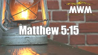 Let Your Light Shine | Matthew 5:15 | Mornings With Mike #MWM (30DBV Vol 2 #1)