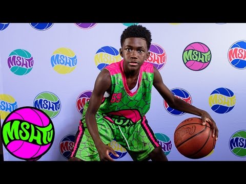 Shamar Pumphrey DROPS THE DIME to Francis Okoro for the dunk at MSHTV Camp