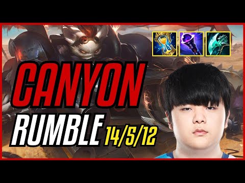 CANYON - RUMBLE vs DIANA JUNGLE - EUW CHALLENGER - PATCH 11.9